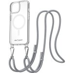 AlzaGuard Luxe Detach Lanyard Case Compatible with MagSafe for iPhone 15 šedý AGD-PCF00008Y – Zboží Živě