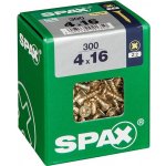 Spax Yellox Univerzální vrut, ø 4 × 16 mm, PZ2, zápustná hlava, 300 ks 4081020400167 – Hledejceny.cz