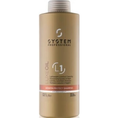 Wella System Professional Luxeoil Keratin Protect Shampoo 1000 ml – Hledejceny.cz