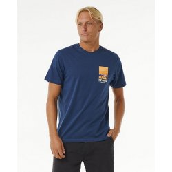 Rip Curl KEEP ON TRUCKING TEE Washed Navy