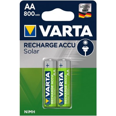 Varta SOLAR ACCU 800 mAh AA 2 ks BV56736 – Zboží Mobilmania