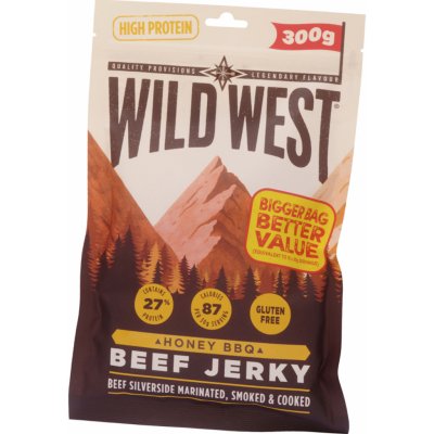 Wild West Beef Jerky Honey BBQ 300 g – Hledejceny.cz