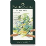 Faber-Castell Umělecké pastely Pitt Pastel plechová krabička 12 barev – Zboží Dáma