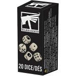 Kostky Warhammer Dice Cube 20 ks šestistěnné černé – Zboží Živě