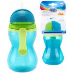 Canpol babies Active Cup Sport Cup With Flip-Top Straw Blue sportovní lahev se slámkou 370 ml