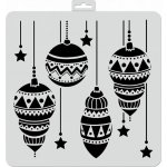 Aladine šablona 28x28cm vánoční baňky – Zboží Dáma