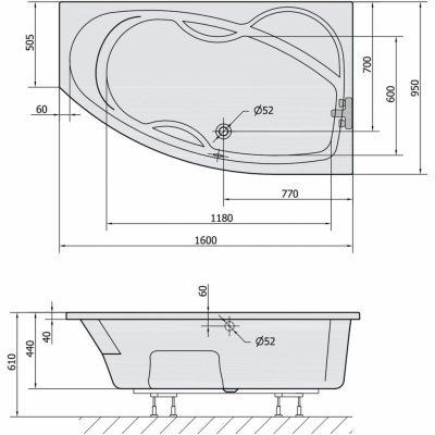 Polysan Mamba 160 x 95 cm 28111 – Zboží Dáma