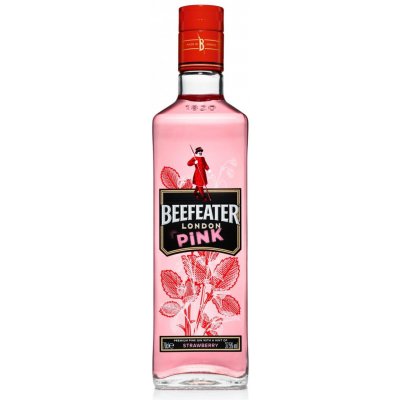 Beefeater Pink Gin 37,5% 1 l (holá láhev)