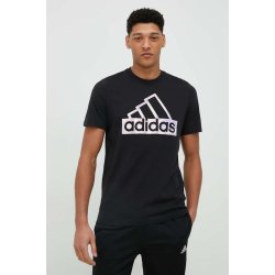 adidas tričko s potiskem černá