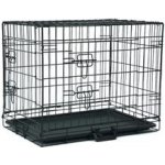 A.K. for Pets skládací klec černá 2x dveře 92,5 x 57,5 x 64 cm – Zboží Mobilmania