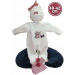 Llorens M740-50P obleček pro miminko New Born 40-42 cm – Sleviste.cz
