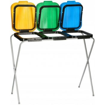 Portasacchetto Immondizia Autoportante GIMI Nature 3 - Per Raccolta Differenziata Interno/Esterno, 130L - Foto 3