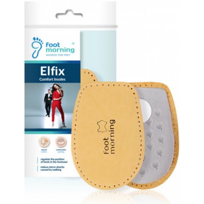 Foot Morning Elfix Kožené podpatky z latexové pěny absorbující pot – Zboží Dáma