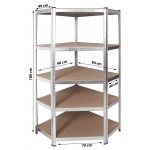 Profi Tools Regál Zeus 180 x 90 x 70 x 40 cm 5 polic TC-081 – HobbyKompas.cz
