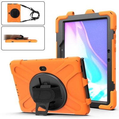 Protemio Standing Ultra Odolný kryt pre Samsung Galaxy Tab Active Pro T540 / T545 / Tab Active4 Pro 64742 oranžový – Zboží Mobilmania