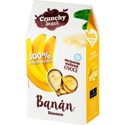 Crunchy snack ROYAL PHARMA® Banány sušené mrazem 20 g – Zbozi.Blesk.cz