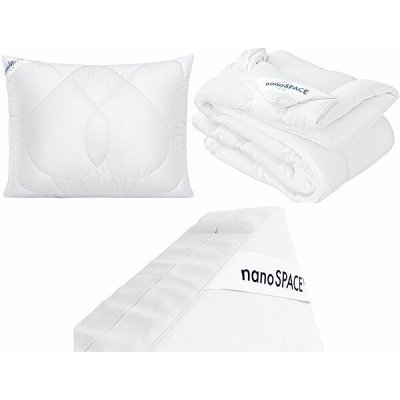 nanoSPACE Zimní sada polštář přikrývka povlak na matraci 70x90 140x200 90x200x20 – Zboží Dáma