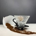 Hario Dripper V60-02 Glass Black – Hledejceny.cz