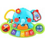 Huile Toys pianko pro nejmenší se světlem a zvukem Sloník – Zboží Mobilmania