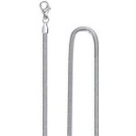 Šperky4U Ocelový řetízek had plochý OPE1096-022-45 – Zboží Mobilmania