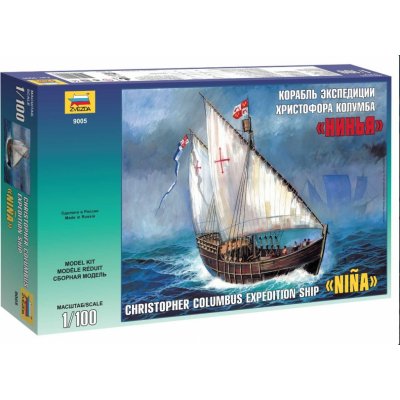 Zvezda Caravel Nina 9005 1:100 – Zbozi.Blesk.cz