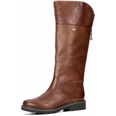 Remonte dámské zimní kozačky na zip hnědé – Zboží Dáma