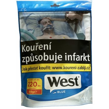 West Blue cigaretový tabák 99 g