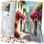 Massido 699014 Obraz pro malování podle čísel Ulička 40 x 50 cm – Zboží Mobilmania