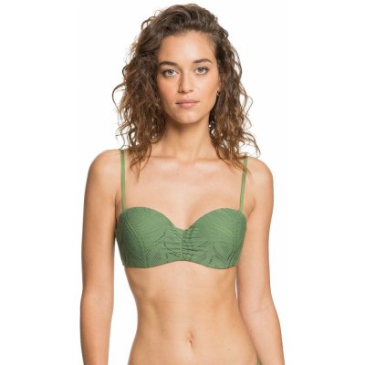 Roxy Love Song Molded Bandeau GNT0/Vineyard Green – Hledejceny.cz