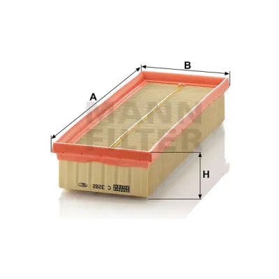 MANN FILTER Vzduchový filtr C 3282 – Hledejceny.cz
