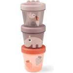 Done by Deer ™ Svačinový box Ozzo Pink 3 ks – Zboží Dáma