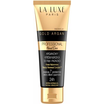 La Luxe Paris Gold Argan Hand & Nail krém-maska na ruce 100 ml