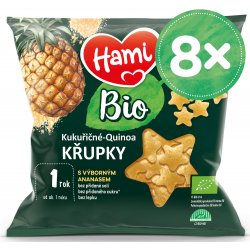 Hami BIO čočkové křupky s lahodnou kukuřicí 8 x 20 g