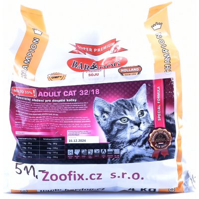 Bardog Cat Adult 32/18 Superprémiové 4 kg