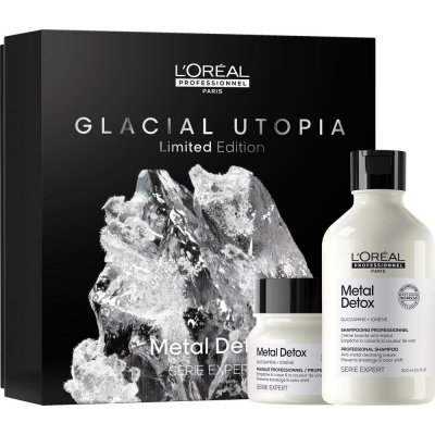 L´oréal Professionnel Serie Expert Metal Detox Duo Vánoční Sada šampon 300 ml + maska 250 ml – Zboží Dáma