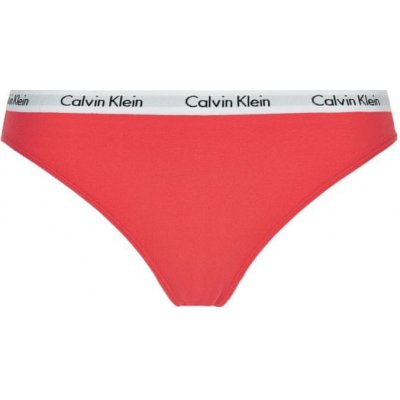 Calvin Klein Dámské kalhotky D1618 Korálová2 – Zboží Dáma