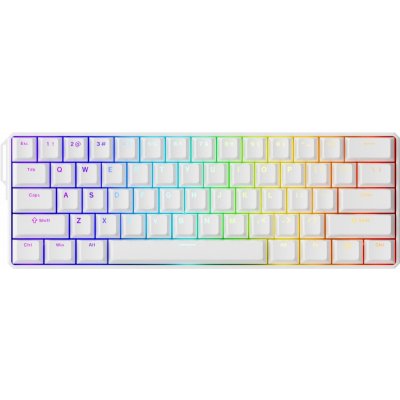 Akko MONSGEEK FUN60 Ultra-ST White-TMR Wired mode (AKKO Glare Magnetic switches) 6975351386070 – Zboží Živě