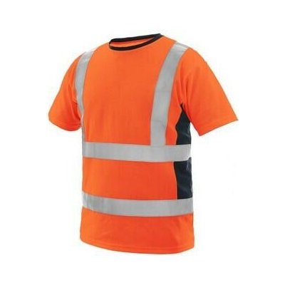Canis CXS tričko EXETER výstražné pánské oranžovo-modrá 2XL – Sleviste.cz