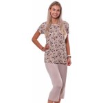 1D1313 dámské kapri pro plnoštíhlé ženy béžové – Zboží Dáma