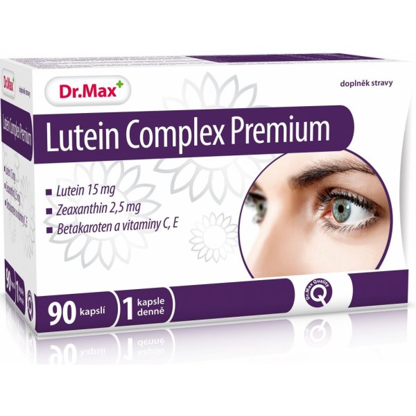 Doplněk stravy Dr.Max Lutein Complex Premium kapslí 90