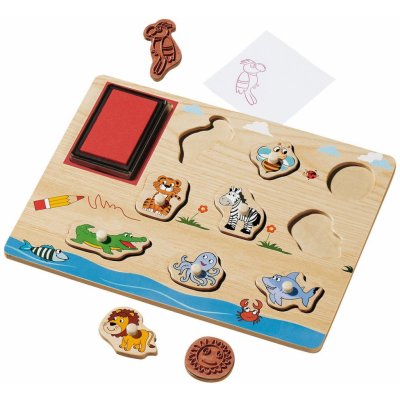 Playtive Junior hra puzzle s razítky