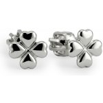 Soliter Stříbrné náušnice pecky Čtyřlístek 431 001 02833 04 – Sleviste.cz