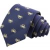 Kravata Modrá kravata Krab