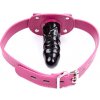 SM, BDSM, fetiš LateToBed BDSM Line Dildo Gag Ball Dildo 10cm Pink