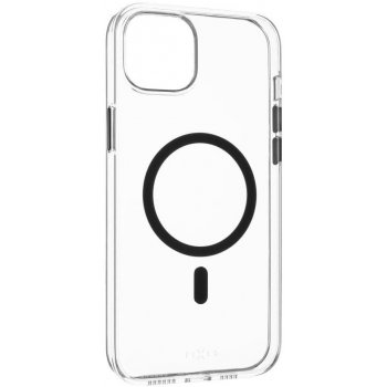 FIXED MagPurity transparentní s černým MagSafe iPhone 15 čiré FIXPURM-1200-BK