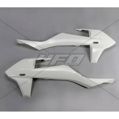 UFO Kryty chladiče KTM KT04061#047 White – Sleviste.cz