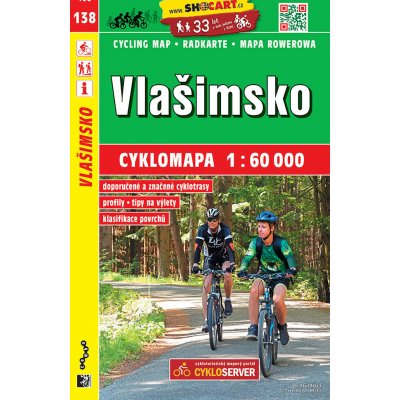 Vlašimsko 1:6 cyklomapa