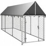 vidaXL Venkovní psí kotec se střechou 400 x 100 x 150 cm – Zboží Dáma