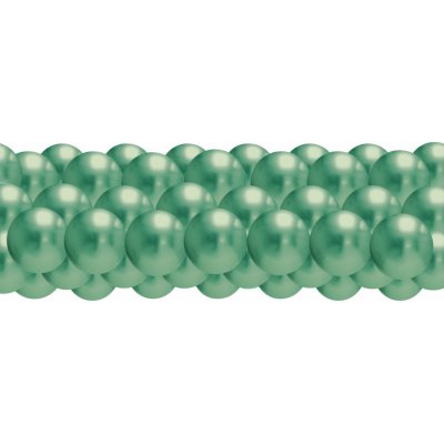 Balonky.cz Balónková girlanda chrom zelená 3 m – Zboží Mobilmania