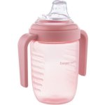 Canpol nevylévací hrníček se silikonovým pítkem pink 220 ml – Sleviste.cz
